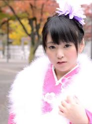 身材娇小脸蛋可爱的木村都那的和服写真集每一天都很萌