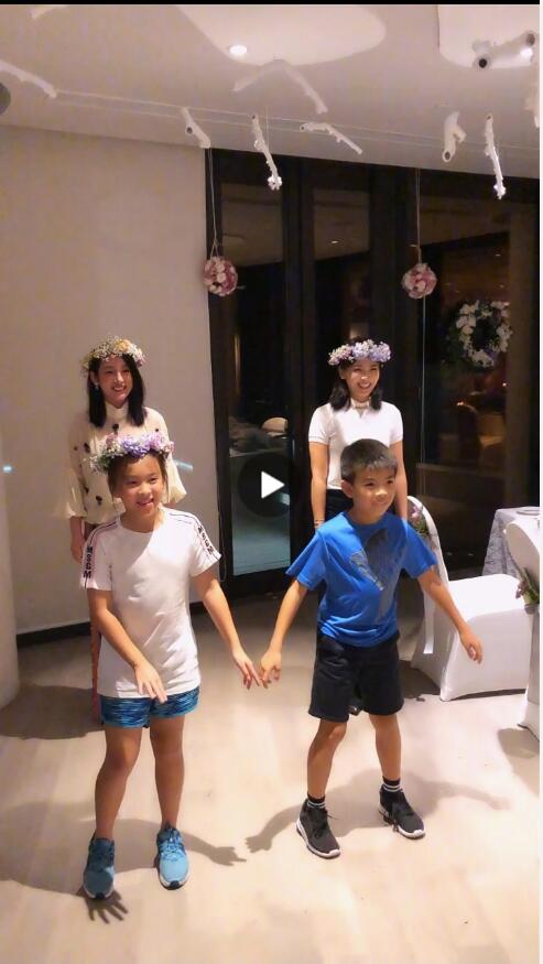 刘涛生日与儿女及秦海璐齐跳舞 场面温馨超欢乐